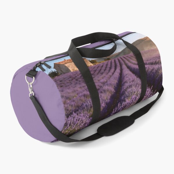 Item preview, Serene Lavender Fields with Rustic Stone House photo on designed and sold by Dezinix.