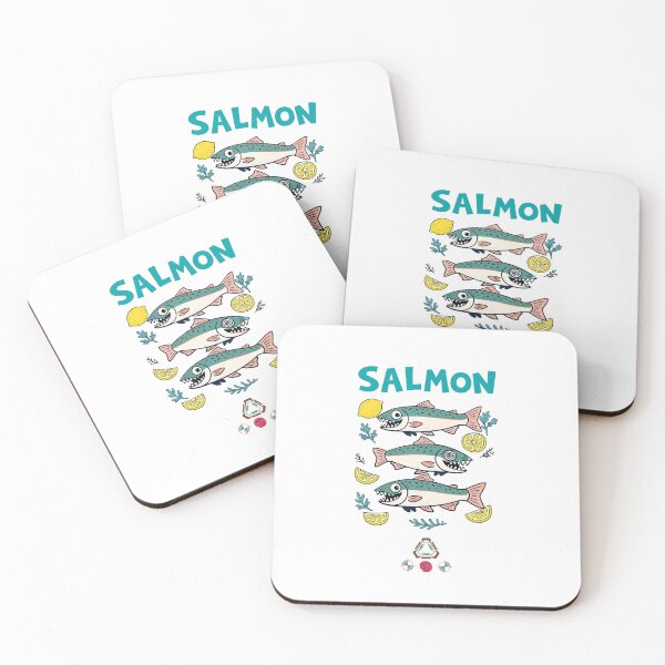 Item preview, Hypnotic Salmon Trio designed and sold by m-yoga-store.