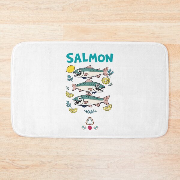Item preview, Hypnotic Salmon Trio designed and sold by m-yoga-store.