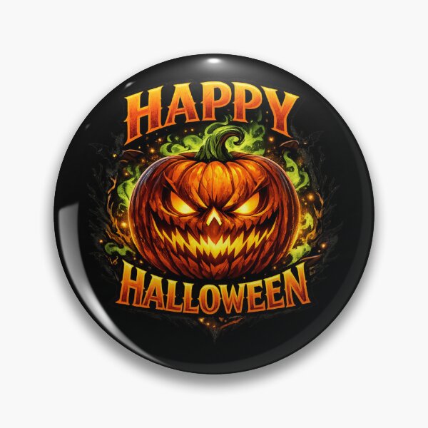 Item preview, Glowing Pumpkin Happy Halloween designed and sold by redsharkuk.