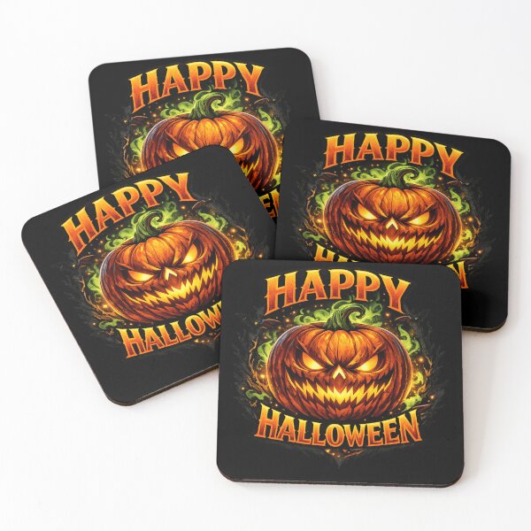 Item preview, Glowing Pumpkin Happy Halloween designed and sold by redsharkuk.