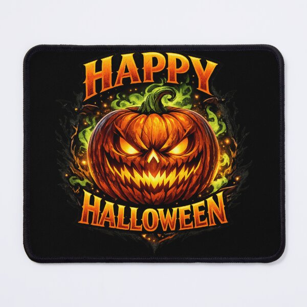 Item preview, Glowing Pumpkin Happy Halloween designed and sold by redsharkuk.