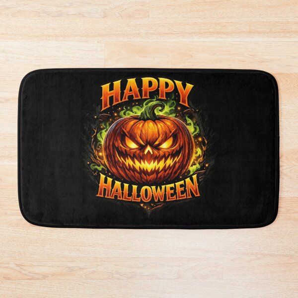 Item preview, Glowing Pumpkin Happy Halloween designed and sold by redsharkuk.