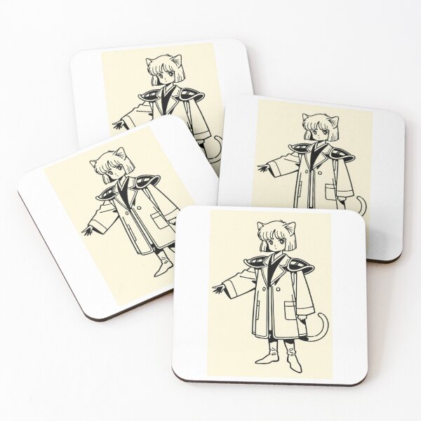Item preview, Art - Anthropomorphic Feline Character, 1980s Japanese Manga Style designed and sold by AnimeShin.