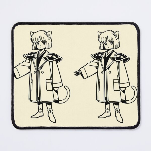 Item preview, Art - Anthropomorphic Feline Character, 1980s Japanese Manga Style designed and sold by AnimeShin.