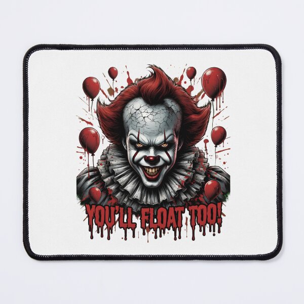 Item preview, Creepy Clown You'll Float Too Horror Design designed and sold by TshirtsOnline-.