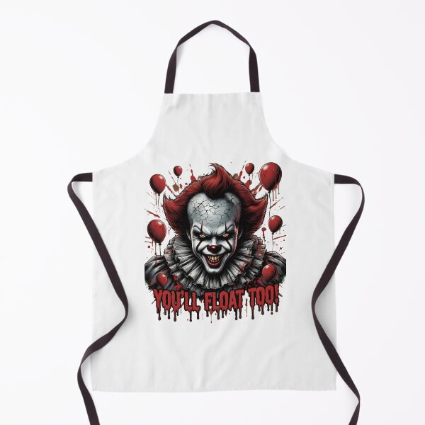 Item preview, Creepy Clown You'll Float Too Horror Design designed and sold by TshirtsOnline-.