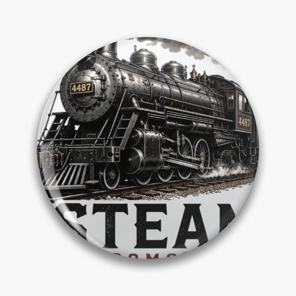Item preview, Vintage Steam Locomotive Railroad Train | Classic American Rail Engine T-Shirt designed and sold by Diesel outlaw .