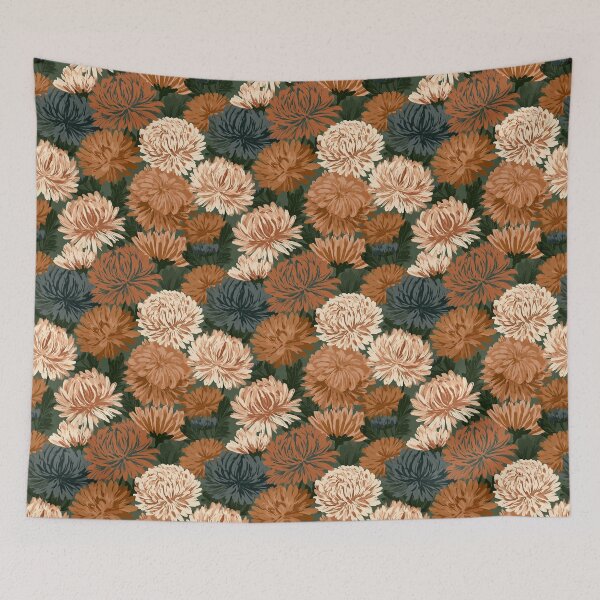 Item preview, Cute Chrysanthemum Print - Tropical Flower Pattern  - Birthday Gifts For Husband designed and sold by RoyalStarsPatts.