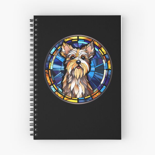 Item preview, Biewer Terrier Dog Stained Glass Leadlight Artistic Design Mom Dad designed and sold by rafaeltto.