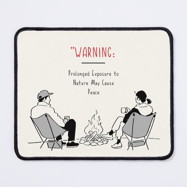 Item preview, Warning Prolonged Exposure to Nature designed and sold by nocontextdept.