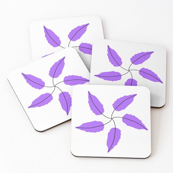 Item preview, Seamless pattern purple leaves, hand-drawn graphic art  designed and sold by MagicMaker1984.