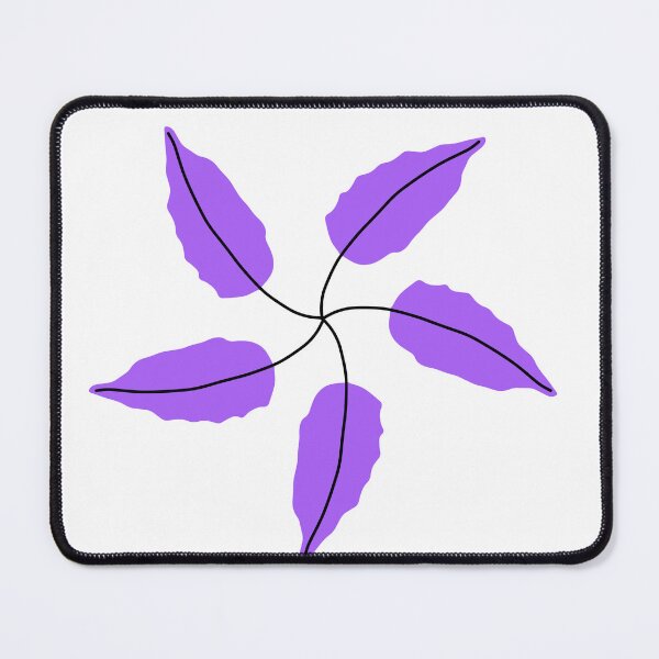 Item preview, Seamless pattern purple leaves, hand-drawn graphic art designed and sold by MagicMaker1984.