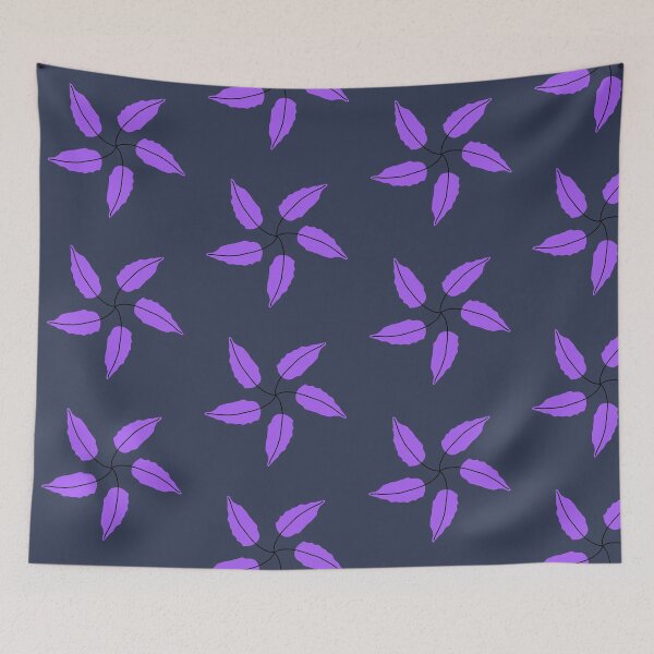 Item preview, Seamless pattern purple leaves, hand-drawn graphic art  designed and sold by MagicMaker1984.