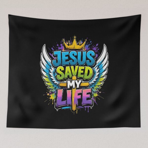 Item preview, Jesus Christ Saved My Life Christian designed and sold by OlakunleOloroz.