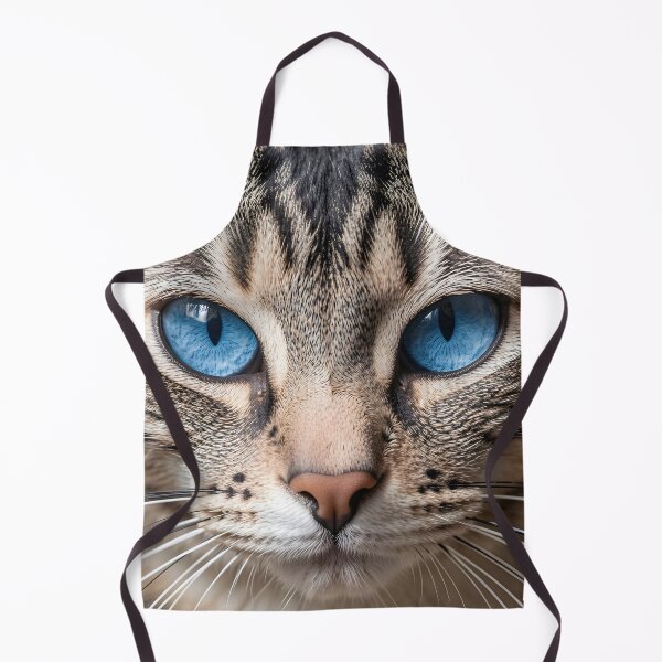 Item preview, Blue cat eyes,focused expression designed and sold by Marcu Ioachim.