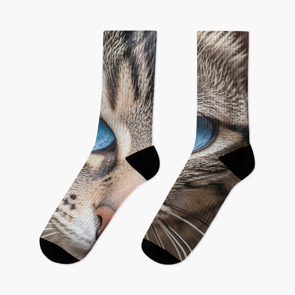 Item preview, Blue cat eyes,focused expression designed and sold by Marcu Ioachim.