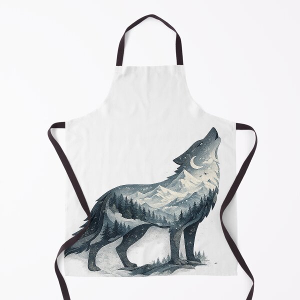Item preview, Mountain Wolf | Layered Wilderness Paper Cut Art designed and sold by rigelcreation.