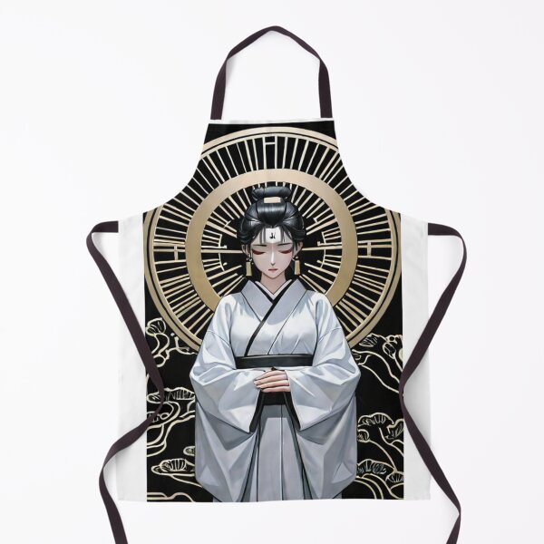Aperçu de l'œuvre Art - Figure contemplative asiatique, esthétique spirituelle numérique créée et vendue par AnimeShin.