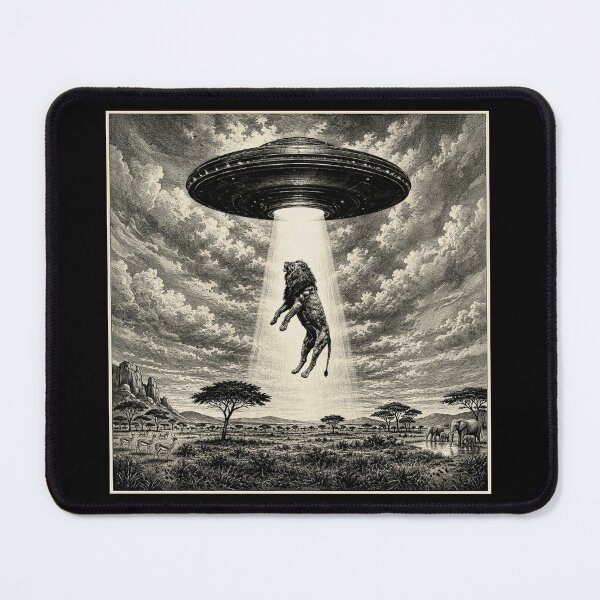 Item preview, Big Cat Alien Abduction designed and sold by Marco Bortolino.