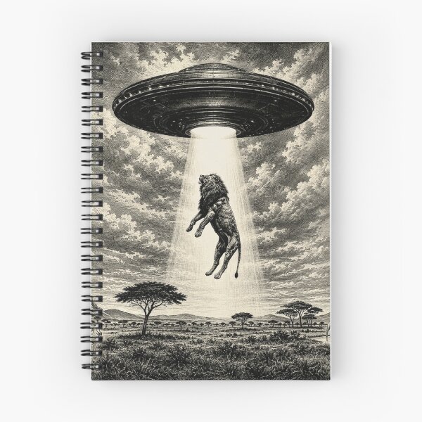 Item preview, Big Cat Alien Abduction designed and sold by Marco Bortolino.