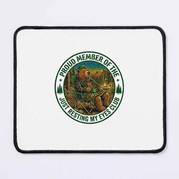 Item preview, Proud Member Of The Just Resting My Eyes Club Vintage American Flag Dad Humor designed and sold by Rahamkshop.