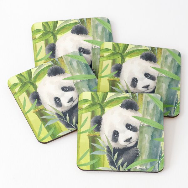 Item preview, Adorable Watercolor Panda in Eucalyptus Tree | Cute Woodland Animal Art | Nature Lover Gift designed and sold by PureHopeStudio.