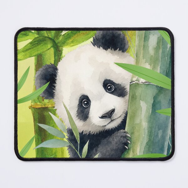 Item preview, Adorable Watercolor Panda in Eucalyptus Tree | Cute Woodland Animal Art | Nature Lover Gift designed and sold by PureHopeStudio.