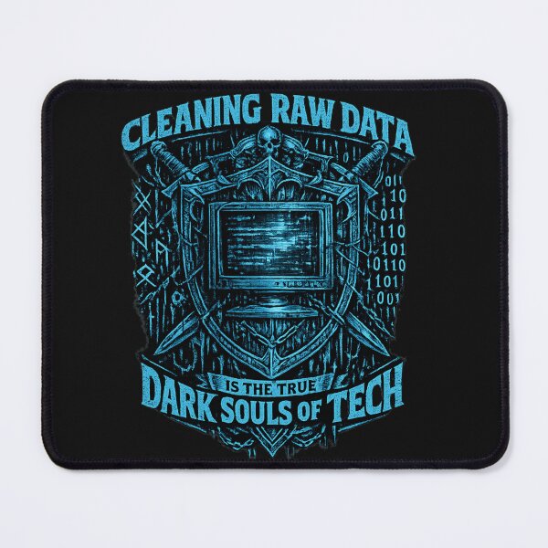 Item preview, Cleaning Raw Data Dark Fantasy Tech Humor designed and sold by yanejoy.