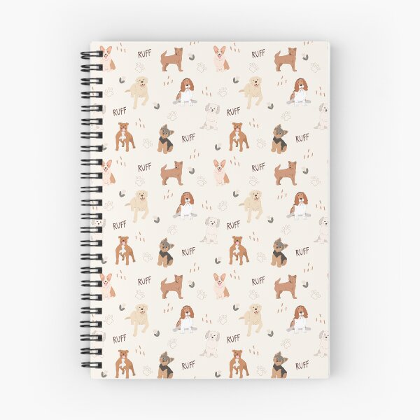 Item preview, Minimalist Flat Design All Dog Breeds Cream Pattern designed and sold by svitlaarty.