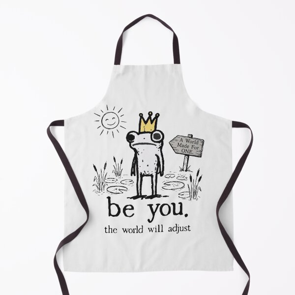 Item preview, Be You The World Will Adjust Funny Frog Crown designed and sold by gear-posters.