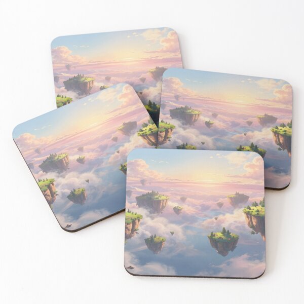 Item preview, Cloud Archipelago 2 – Serene Floating Islands Fantasy Art designed and sold by LittleBigGifts.