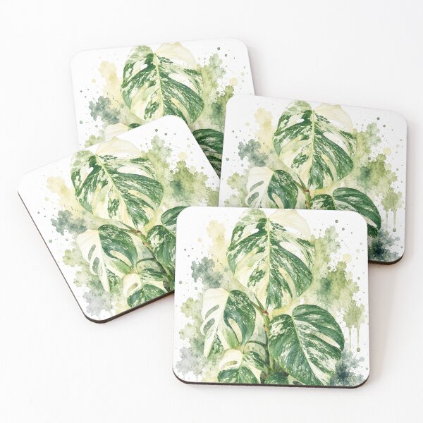 Item preview, Watercolor Monstera Variegated designed and sold by Mikena1996.
