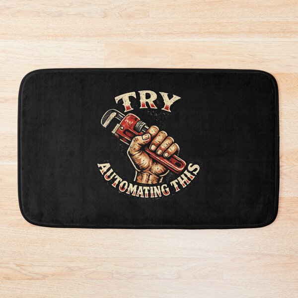 Item preview, Try Automating This Blue Collar Pride Humor designed and sold by yanejoy.
