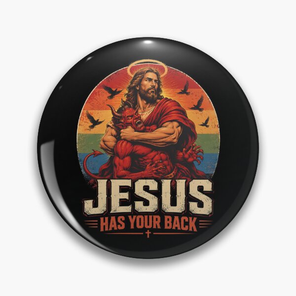Item preview, Jesus Has Your Back Jesus designed and sold by OlakunleOloroz.