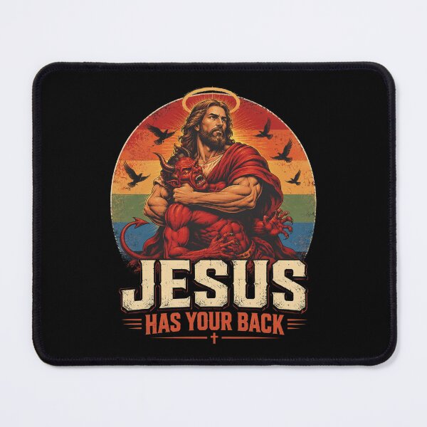 Item preview, Jesus Has Your Back Jesus designed and sold by OlakunleOloroz.
