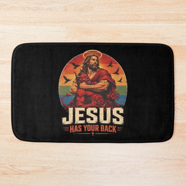 Item preview, Jesus Has Your Back Jesus designed and sold by OlakunleOloroz.
