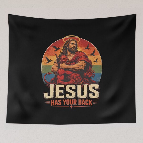 Item preview, Jesús te respalda. designed and sold by OlakunleOloroz.