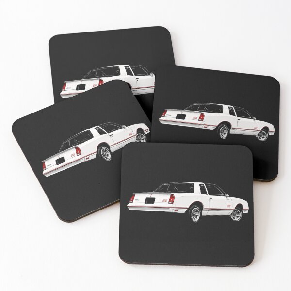 Item preview, 1987 Chevrolet Monte Carlo SS – White G-Body Super Sport Coupe Art designed and sold by Stinky Lincy's Apparel Company.