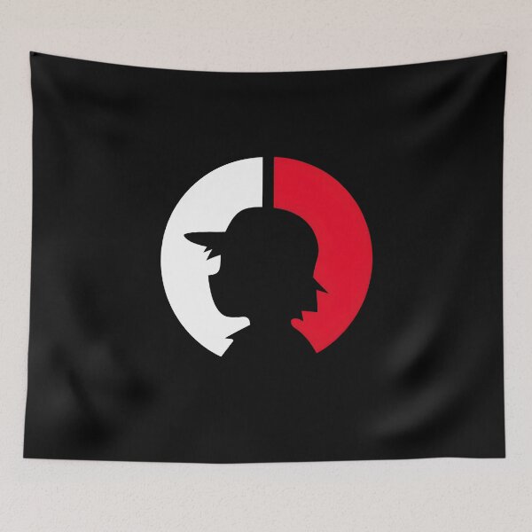 Item preview, Minimalist Monster Trainer Silhouette | Anime-Inspired Retro Vector Graphic designed and sold by Clauxel.