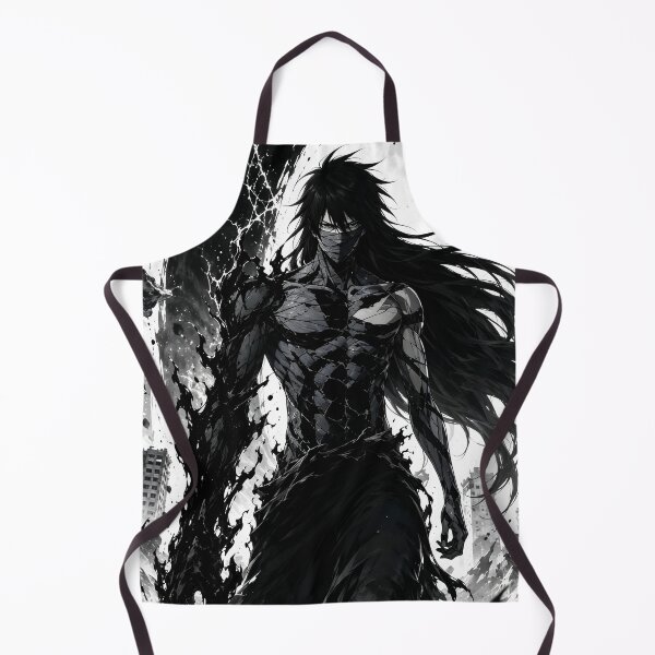 Item preview, Final Getsuga | Shadow Void Warrior – Dark Monochrome Anime Fantasy Art | Gothic Ink Style Illustration designed and sold by Dyan4.