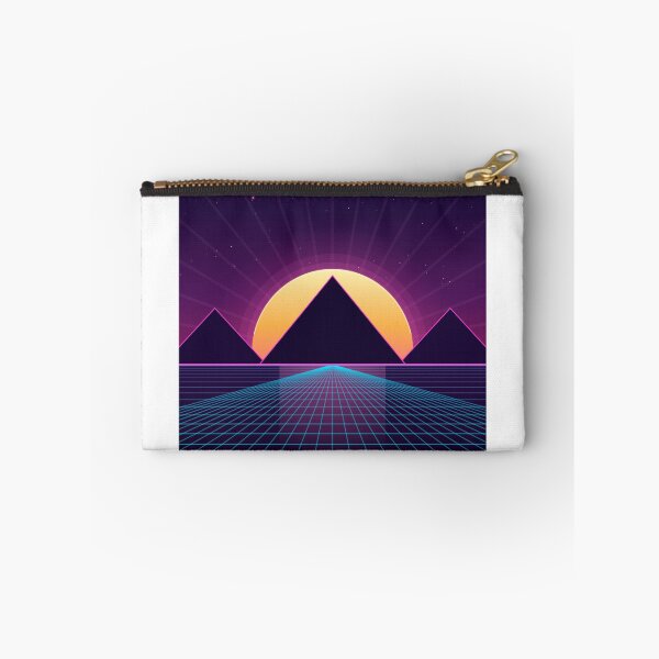 Item preview, Neon Horizon – Synthwave Retrowave Sunset designed and sold by SokolPrint.