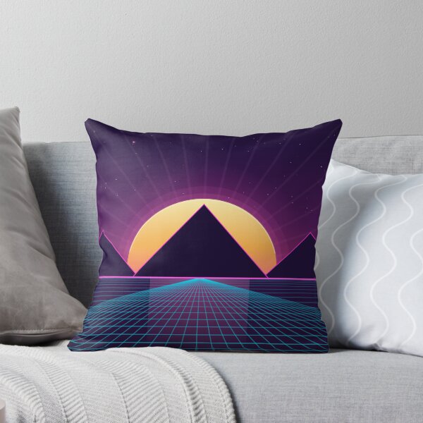 Item preview, Neon Horizon – Synthwave Retrowave Sunset designed and sold by SokolPrint.