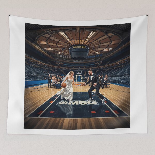 Item preview, Taylor Swift Travis Kelce Wedding Basketball Game designed and sold by Home Decor Art.