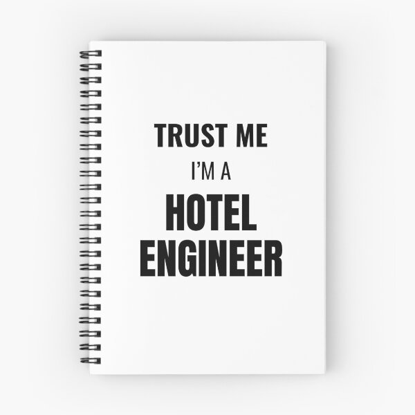 Item preview, Trust Me I'm a Hotel Engineer (Black) designed and sold by ShipCrewNation.