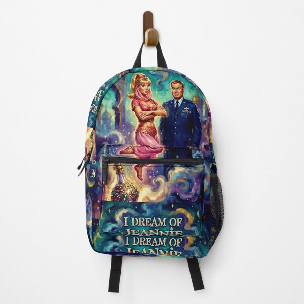 Item preview, I Dream of Jeannie Retro Fantasy Sitcom Magic Bottle Astronaut Tribute Art TV Show Poster designed and sold by Art's Diner.