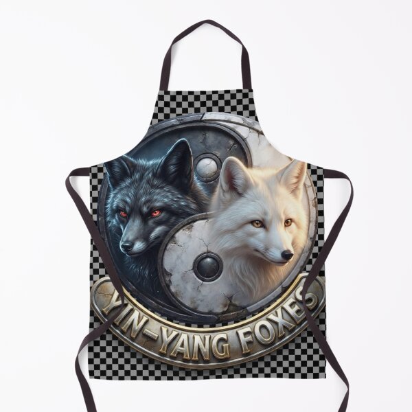 Item preview, Yin‑Yang Foxes – Dual Nature Emblem designed and sold by MalinStyle.