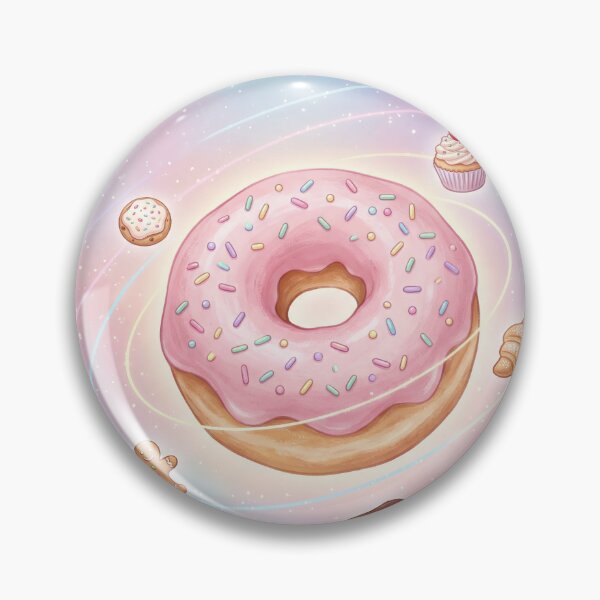 Item preview, Donut Solar System with Orbiting Pastry Planets designed and sold by ASTRAL ART LAB.