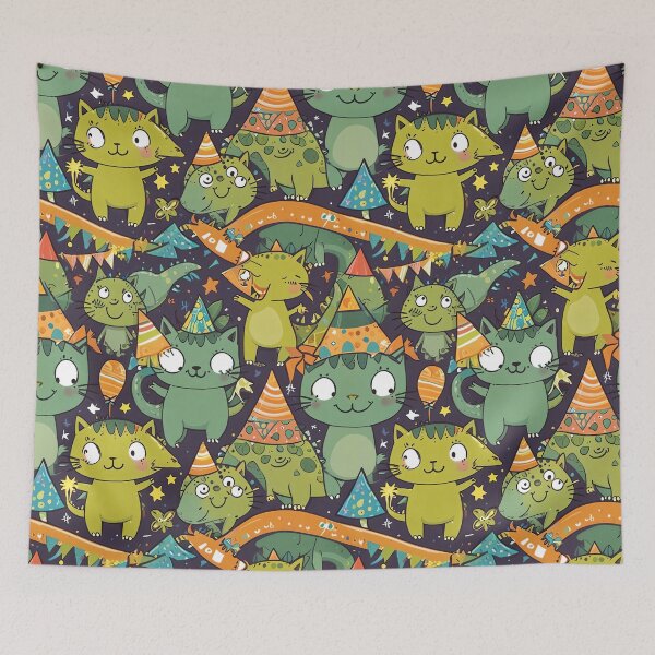 Item preview, Party Cats designed and sold by MrsPinDesigns.