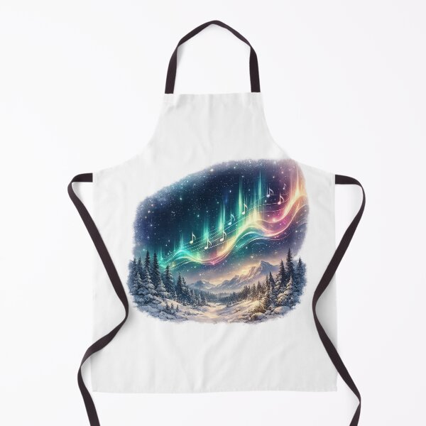 Item preview, Northern Lights as Sound Waves | Aurora Music Abstract | Nature Inspired Graphic Illustration designed and sold by NatureHarmony16.
